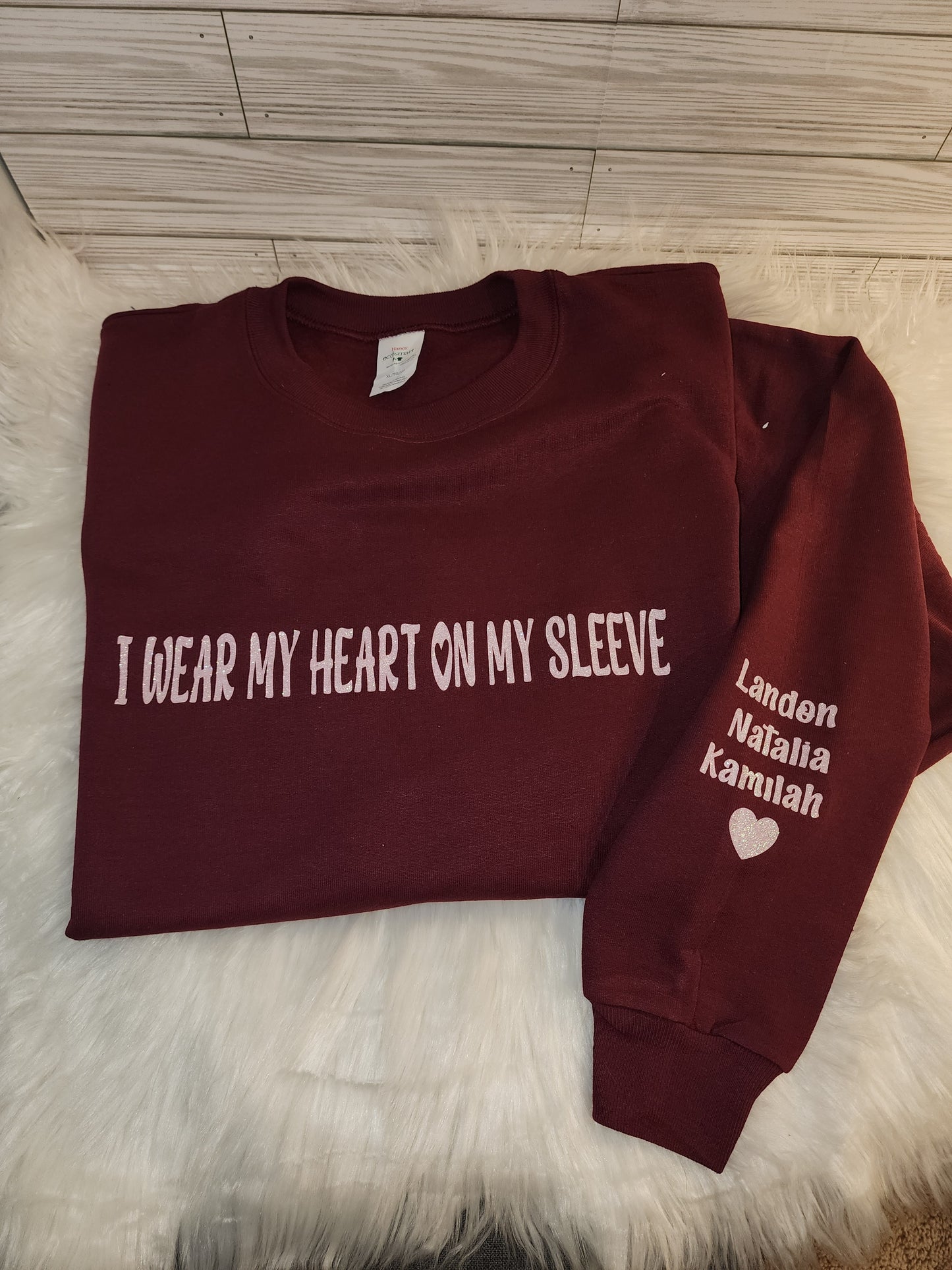 Personalized Mama Est Sweatshirt with Child's Name on Sleeve,Mothers Day Gift,New Mom Gift